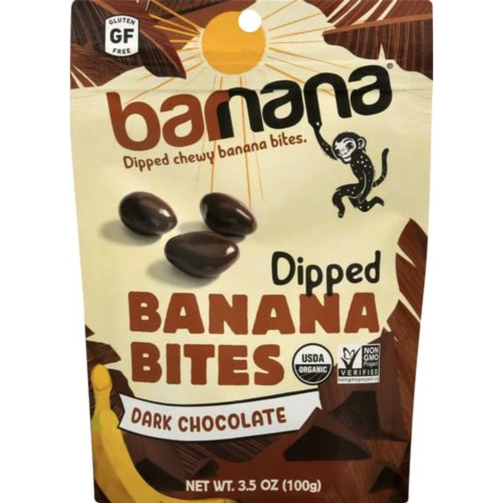 barnana dipped banana bites, dark chocolate, 3.5 oz barnana dipped banana bites, dark chocolate, 3.5 oz