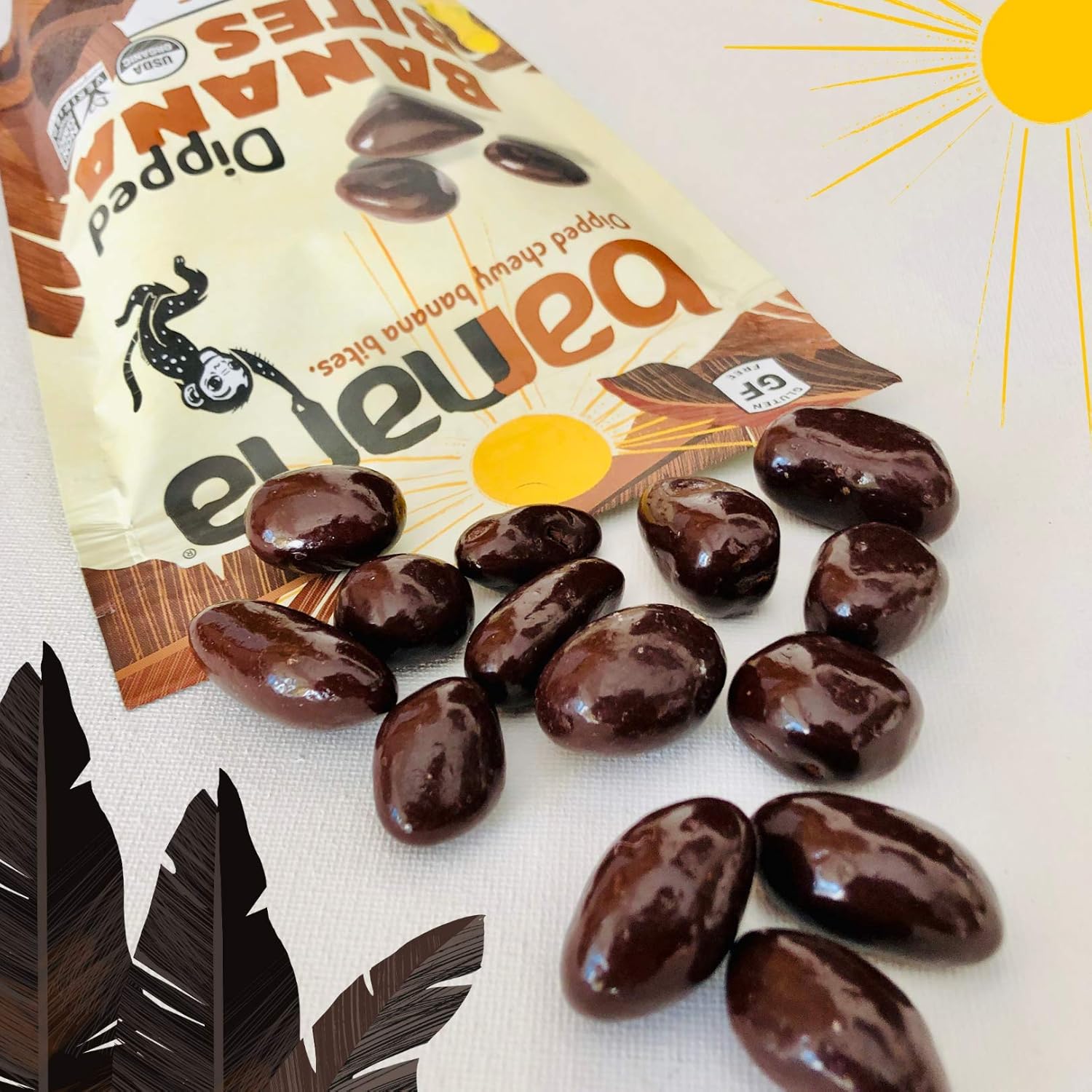 barnana dipped banana bites, dark chocolate, 3.5 oz barnana dipped banana bites, dark chocolate, 3.5 oz