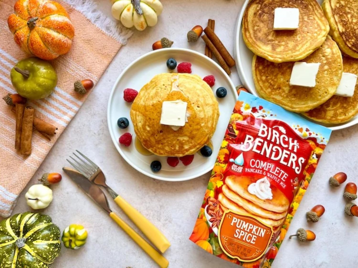 birch benders pumpkin spice pancake & waffle mix, 16 oz birch benders pumpkin spice pancake & waffle mix, 16 oz