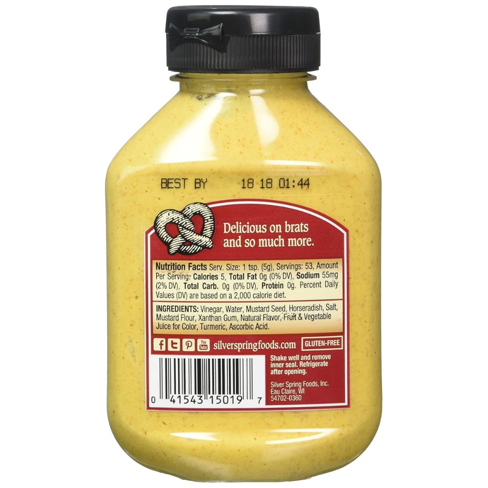 silver springs mustard beer & brat, 9.48 ounce (pack of 2) silver springs mustard beer & brat, 9.48 ounce (pack of 2)