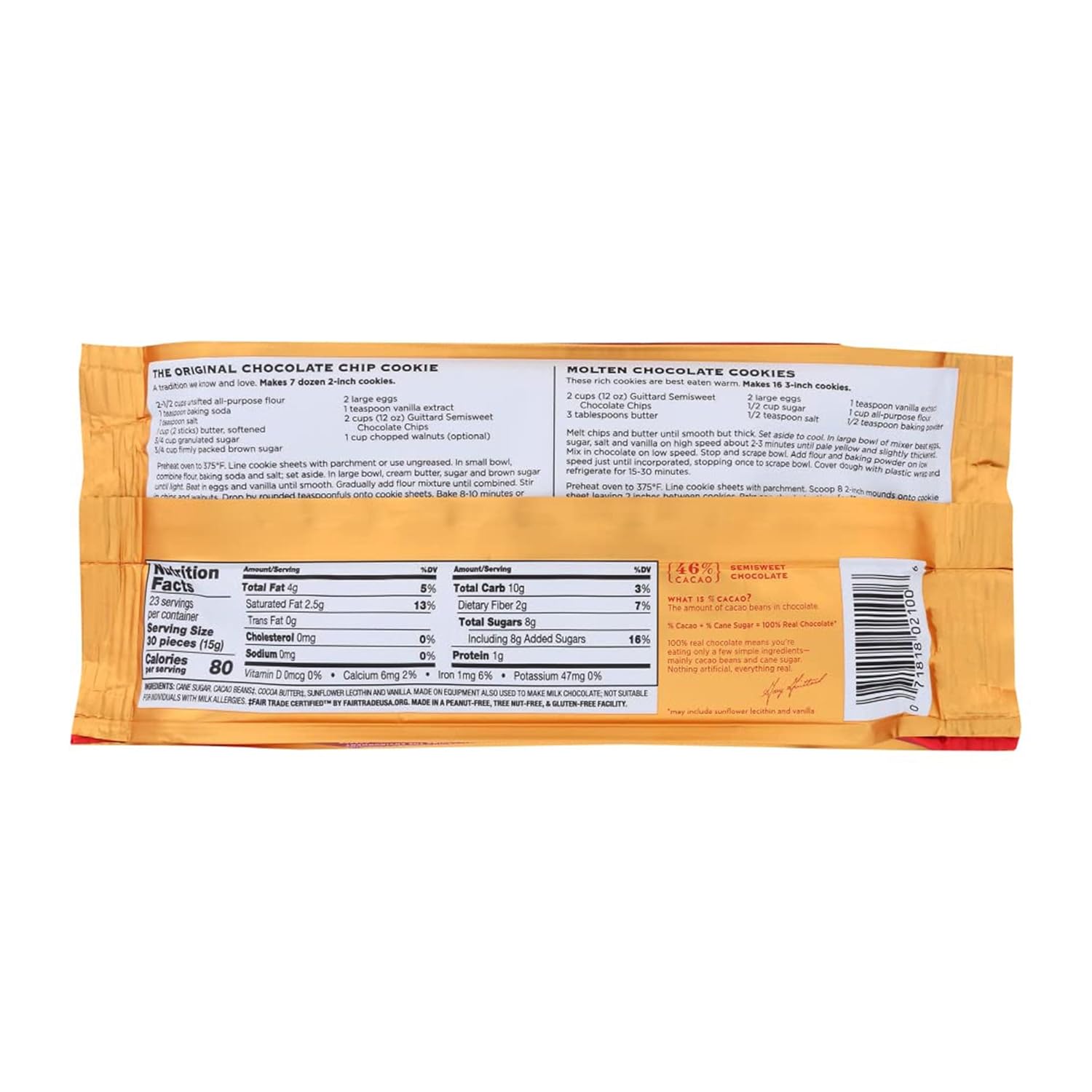 guittard baking chips, semi sweet chocolate, 12 oz guittard baking chips, semi sweet chocolate, 12 oz