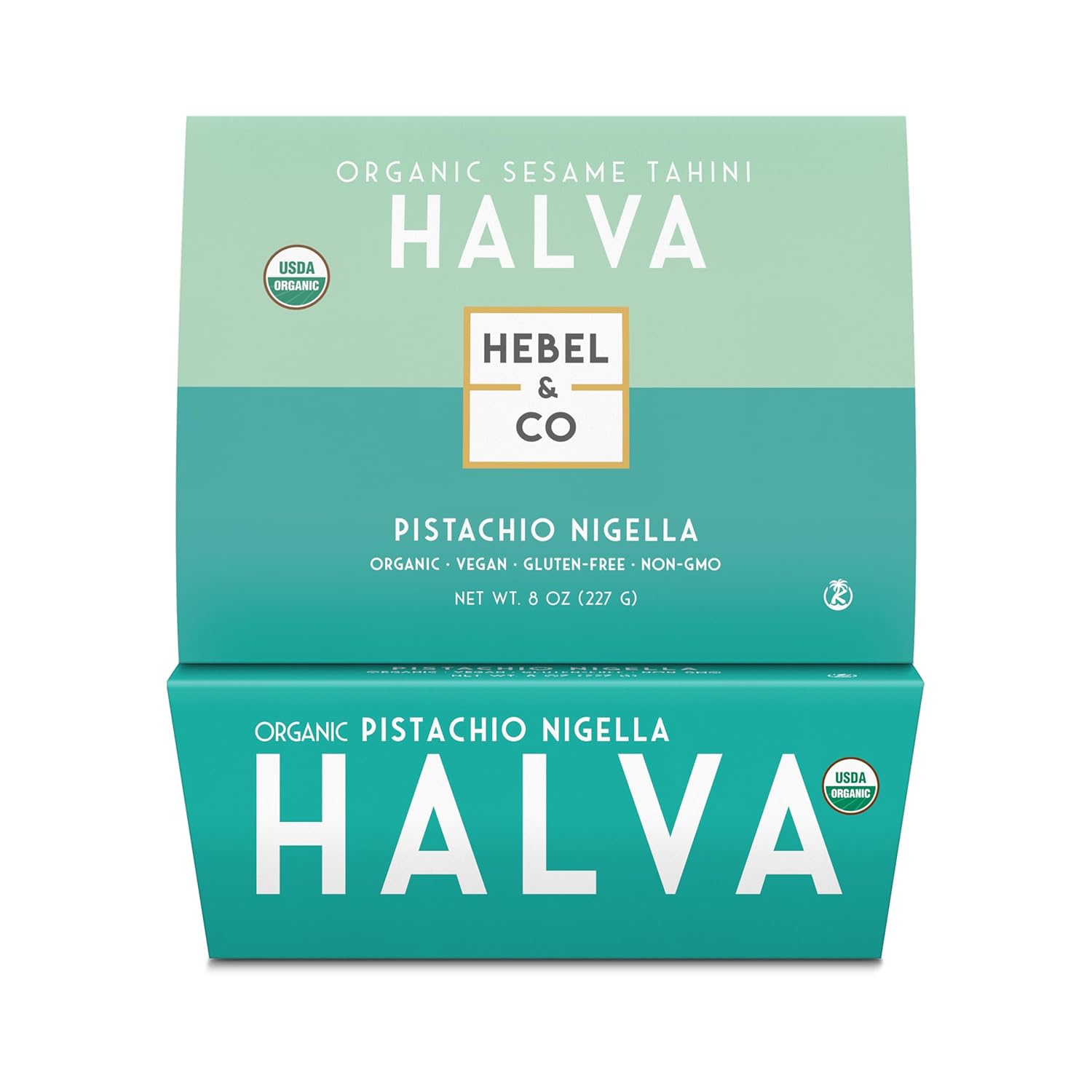 hebel & co pistachio nigella halva 8 oz | certified usda organic, gluten free, kosher & vegan hebel & co pistachio nigella halva 8 oz | certified usda organic, gluten free, kosher & vegan