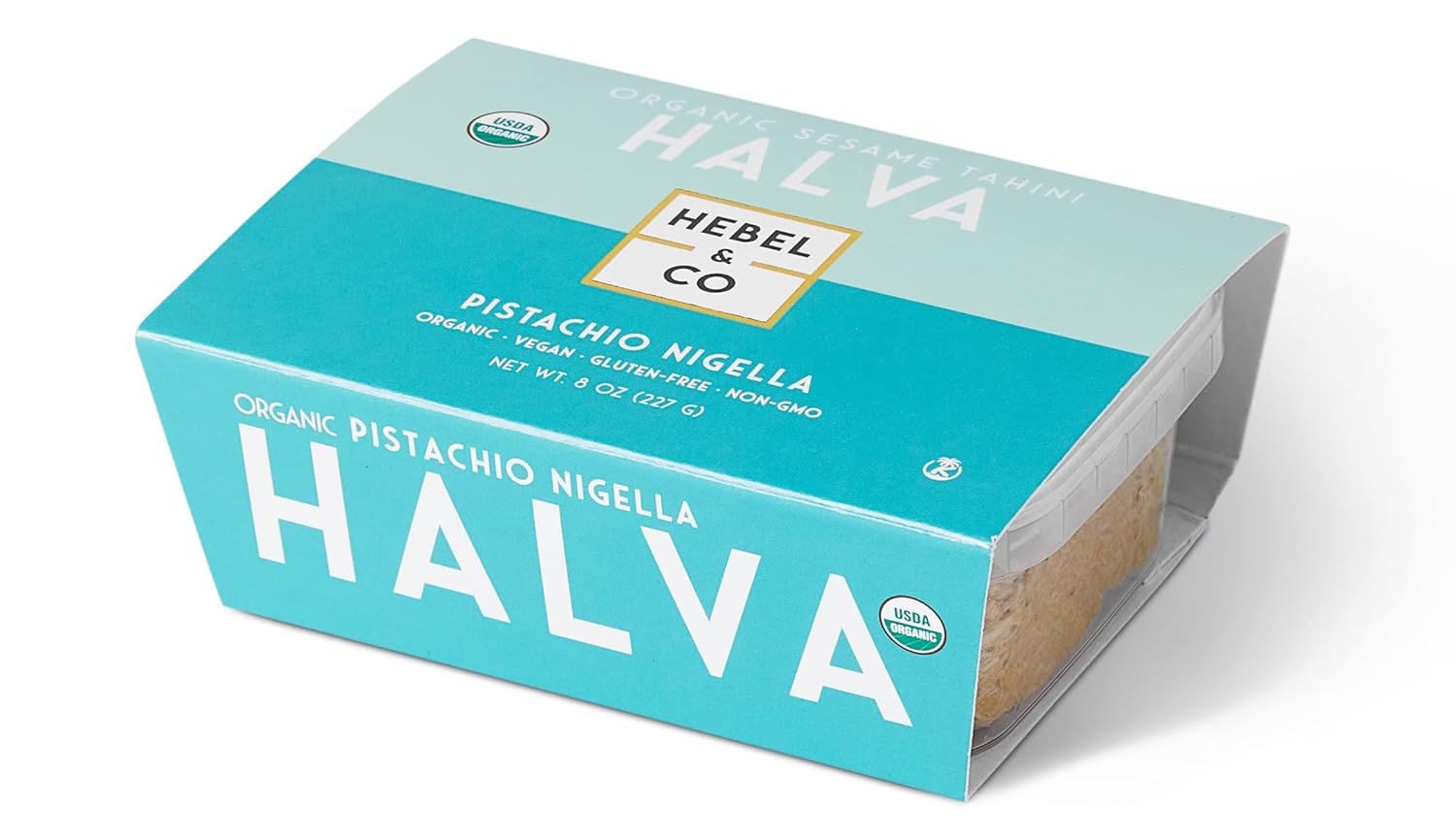 hebel & co pistachio nigella halva 8 oz | certified usda organic, gluten free, kosher & vegan hebel & co pistachio nigella halva 8 oz | certified usda organic, gluten free, kosher & vegan