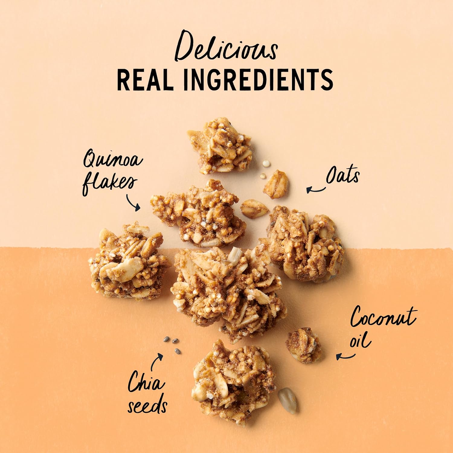 purely elizabeth ancient grain granola, made with organic oats, pumpkin cinnamon, vegan friendly, gluten free & non gmo, 12 ounce (pack of 6) purely elizabeth ancient grain granola, made with organic oats, pumpkin cinnamon, vegan friendly, gluten free & non gmo, 12 ounce (pack of 6)