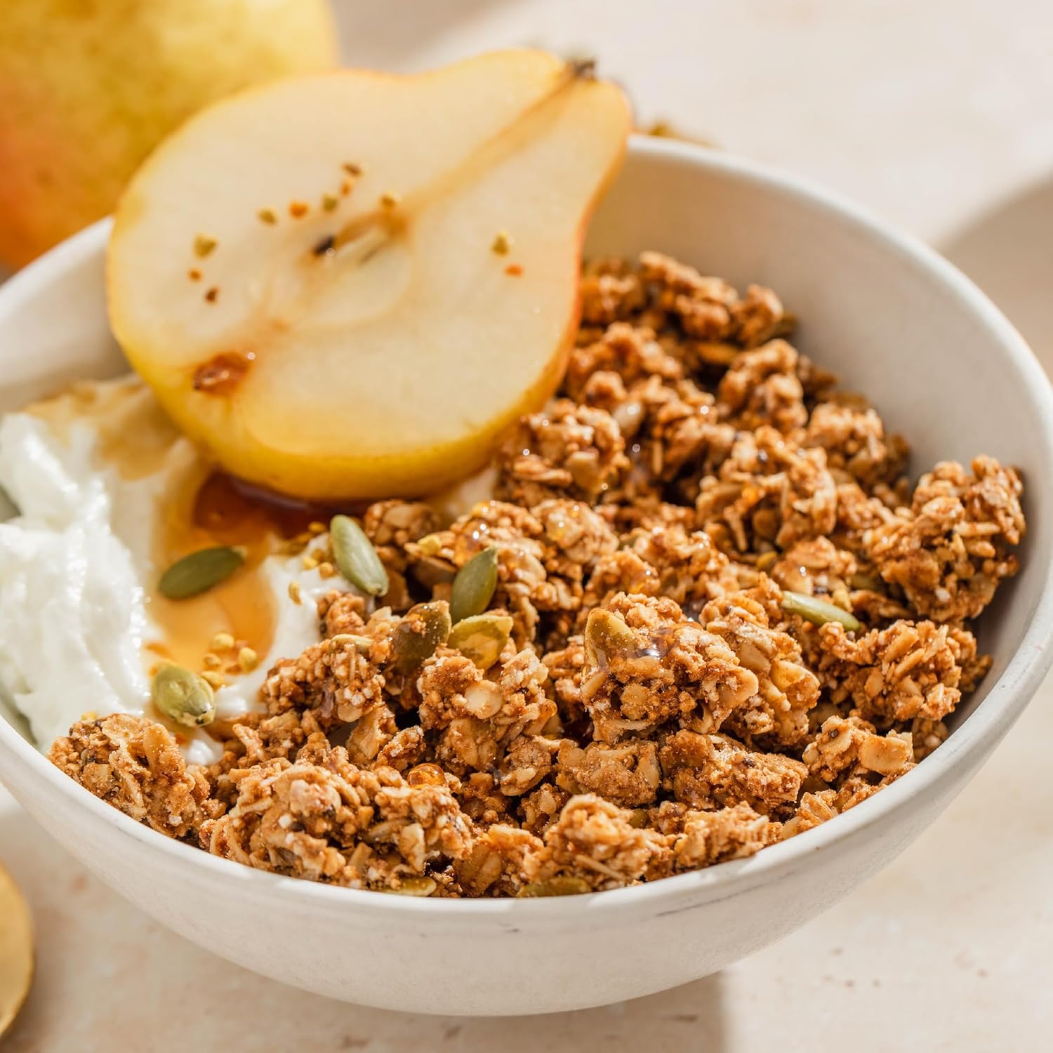 purely elizabeth ancient grain granola, made with organic oats, pumpkin cinnamon, vegan friendly, gluten free & non gmo, 12 ounce (pack of 6) purely elizabeth ancient grain granola, made with organic oats, pumpkin cinnamon, vegan friendly, gluten free & non gmo, 12 ounce (pack of 6)