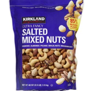 Kirkland Signature Extra Fancy Salted Mixed Nuts 40 oz