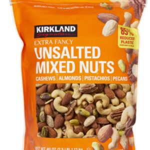 Kirkland Signature Extra Fancy Unsalted Mixed Nuts 40 oz